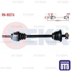 Renault Clio II İçin Komple Aks Sol On RN-8037A - 2