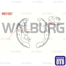 Renault Clio IV Captur Lodgy Duster Sandero Fren Pabuç Balata Arka 2012- WBS1007 - 2
