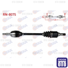 Renault Kangoo Aks Sol Ön Komple 1.5 Dci 2008>> RN-8075 - 2
