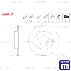 Renault Koleos Fren Diski Arka 2016 WBD1437