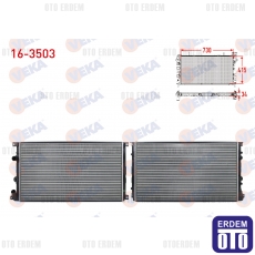 Renault Master 2 1.9 DCI 1998-2003 Su Radyatörü 16-3503 - 2