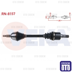 Renault Megane 2 Aks Sol Ön Komple 1.9 DCI 2002-2008 RN-8157 - 2