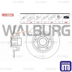 Renault Megane Scenic Fren Diski Arka WBD1238 - 2