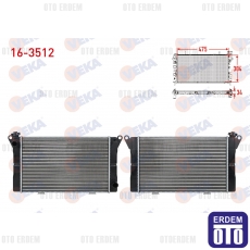 Renault R12 Su Radyatörü Mekanik 1.4 1971-2000 16-3512 - 2