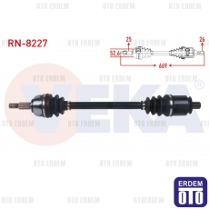 Renault Scenic Grand Scenic 2 Aks Sol Ön Komple 1.6 2003-2009 RN-8227 - 2