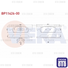 Renault Symbol 3 Clio 4 Dacia Sandero Stepway Ön Fren Balatası 1.2-1.5 Dcı 2012  - 2