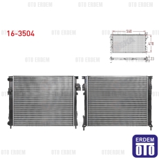 Renault Trafic 2 Su Radyatörü 1.9 Dci 2001-2014 16-3504