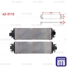 Renault Trafic 2 Turbo Radyatörü (Intercooler) 42-3115
