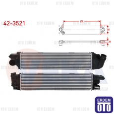 Renault Trafic 3 Turbo Radyatörü Intercooler 1.6 Dcı 2014 42-3521 - 2