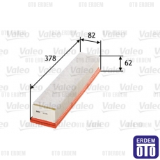 Symbol Hava Filtresi 1.5Dci Valeo 8200431075 - 2